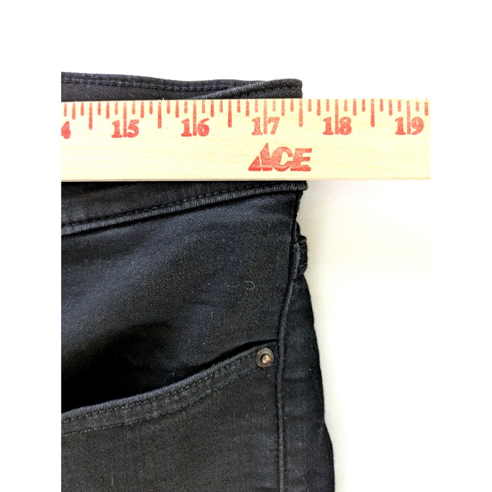 Levis 311 Shaping Skinny Jeans Womens 33 Black Tab Mid Rise Stretch Denim Pants - Picture 5 of 6